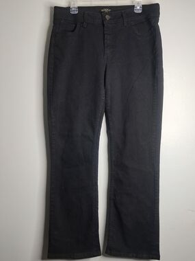 Riders by Lee Women's Black Straight-Leg Jeans